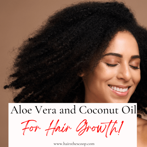 Aloe vera and coconut oil for hair 